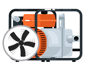 Чем отличаются генераторы с воздушным и водяным (жидкостным) охлаждением?