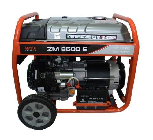 Бензиновый генератор ZM 8500 E фото 4