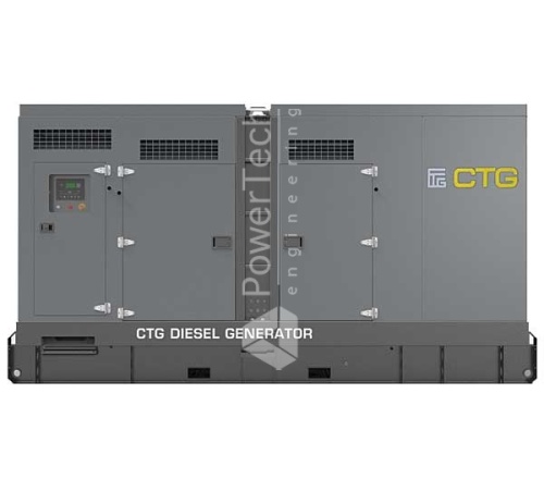 Дизельный генератор CTG 550C в кожухе