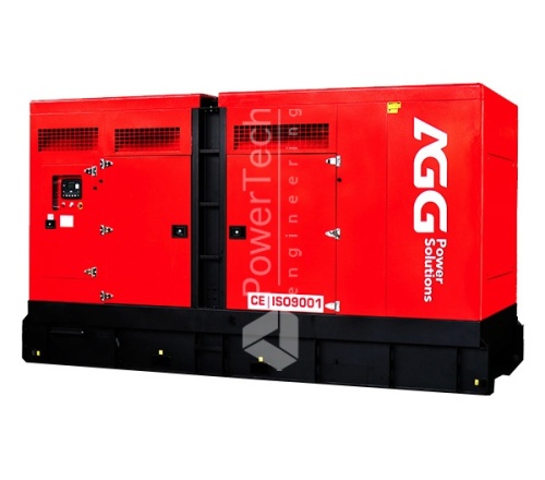 Дизельный генератор AGG DE350D5 в кожухе
