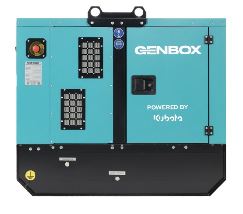 Дизельный генератор GENBOX KBT10M-3000 в кожухе фото 3