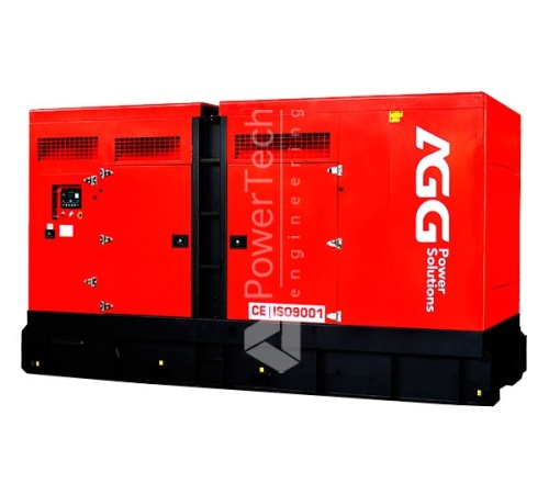 Дизельный генератор AGG P500E5 в кожухе