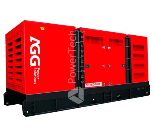 Дизельный генератор AGG D1000E5 в кожухе
