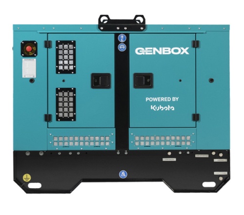 Дизельный генератор GENBOX KBT12M-3000 в кожухе фото 3
